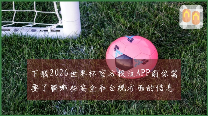 下载2026世界杯官方投注APP前你需要了解哪些安全和合规方面的信息